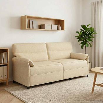 ARDEBO.de - Sofa 100% Polyester, Metallrahmen, MDF, Sperrholz