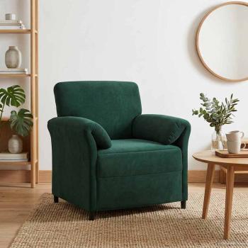ARDEBO.de - 1-Sitzer Sofa Dunkelgrün 88 x 83 x 95 cm Samt