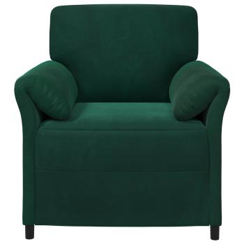 1-Sitzer Sofa Dunkelgrün 88 x 83 x 95 cm Samt
