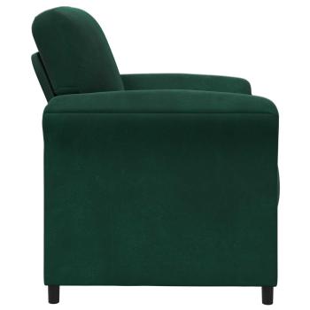 1-Sitzer Sofa Dunkelgrün 88 x 83 x 95 cm Samt