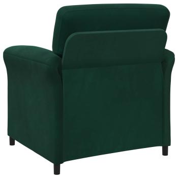1-Sitzer Sofa Dunkelgrün 88 x 83 x 95 cm Samt