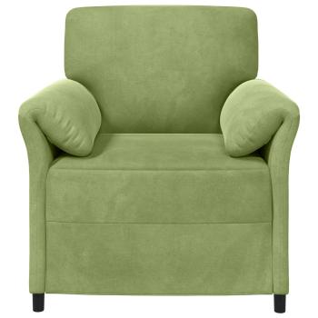 1-Sitzer Sofa Hellgrün 88 x 83 x 95 cm Samt
