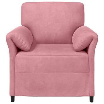 1-Sitzer Sofa Rosa 88 x 83 x 95 cm Samt