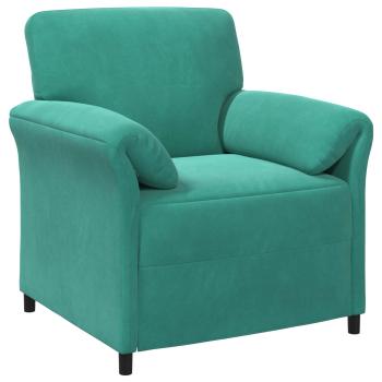 1-Sitzer Sofa Türkis 88 x 83 x 95 cm Samt