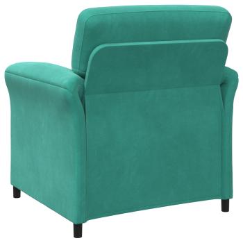 1-Sitzer Sofa Türkis 88 x 83 x 95 cm Samt