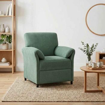 ARDEBO.de - 1-Sitzer Sofa Meergrün 88 x 83 x 95 cm Samt