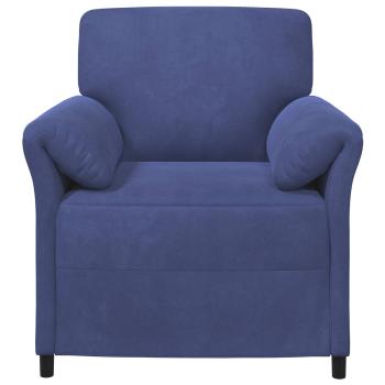 1-Sitzer Sofa Polizeiblau 88 x 83 x 95 cm Samt