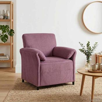 ARDEBO.de - 1-Sitzer Sofa Lila 88 x 83 x 95 cm Samt