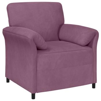 1-Sitzer Sofa Lila 88 x 83 x 95 cm Samt