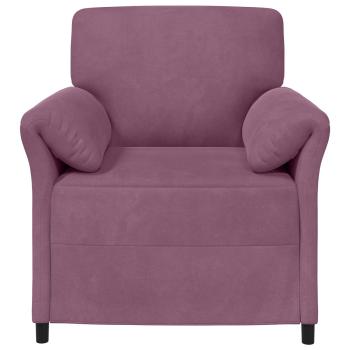 1-Sitzer Sofa Lila 88 x 83 x 95 cm Samt