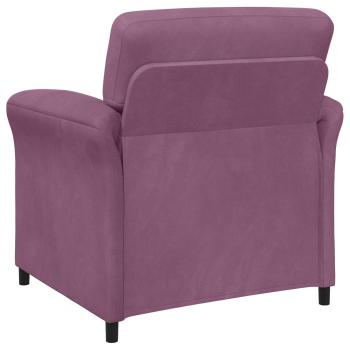 1-Sitzer Sofa Lila 88 x 83 x 95 cm Samt
