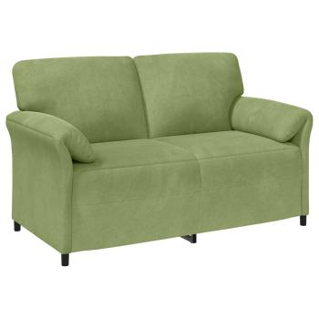 2-Sitzer Sofa Hellgrün 158 x 83 x 95 cm Samt