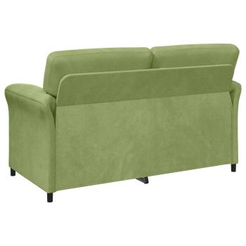 2-Sitzer Sofa Hellgrün 158 x 83 x 95 cm Samt