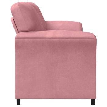 2-Sitzer Sofa Rosa 158 x 83 x 95 cm Samt