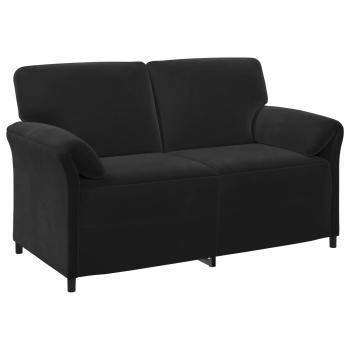 2-Sitzer Sofa Schwarz 158 x 83 x 95 cm Samt