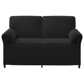 2-Sitzer Sofa Schwarz 158 x 83 x 95 cm Samt