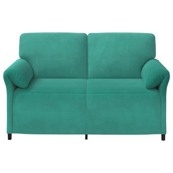 2-Sitzer Sofa Türkis 158 x 83 x 95 cm Samt