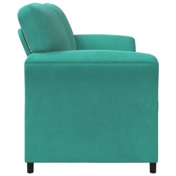 2-Sitzer Sofa Türkis 158 x 83 x 95 cm Samt