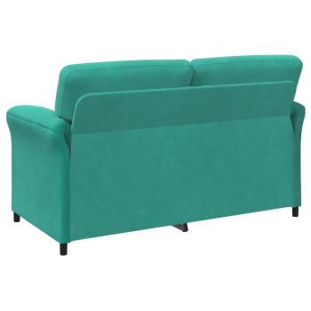 2-Sitzer Sofa Türkis 158 x 83 x 95 cm Samt