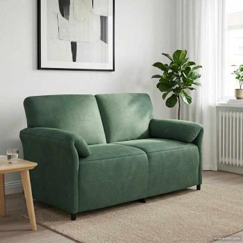 ARDEBO.de - 2-Sitzer Sofa Meergrün 158 x 83 x 95 cm Samt