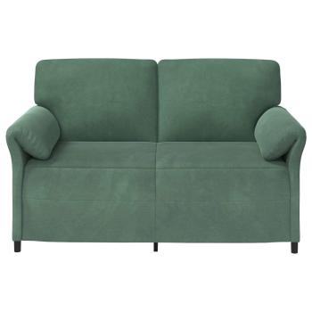 2-Sitzer Sofa Meergrün 158 x 83 x 95 cm Samt