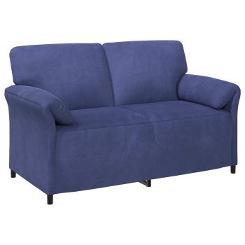 2-Sitzer Sofa Polizeiblau 158 x 83 x 95 cm Samt