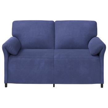 2-Sitzer Sofa Polizeiblau 158 x 83 x 95 cm Samt
