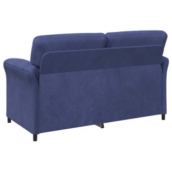 2-Sitzer Sofa Polizeiblau 158 x 83 x 95 cm Samt