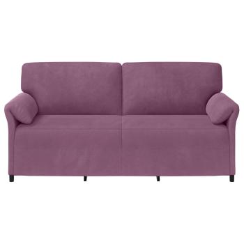 3-Sitzer-Sofa Lila 198 x 83 x 95 cm Samt