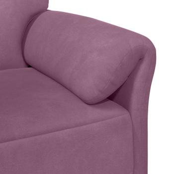 3-Sitzer-Sofa Lila 198 x 83 x 95 cm Samt