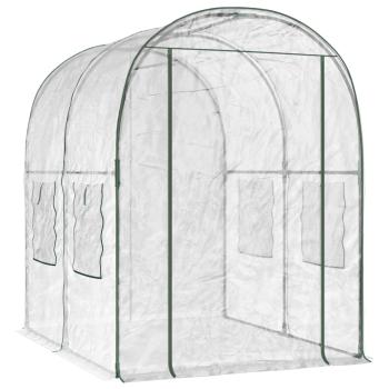 Gewächshaus mit Rahmen 160 x 200 x 192,5 cm PVC Transparent
