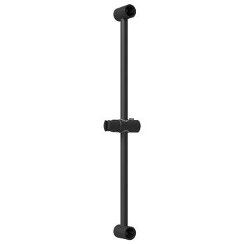 Duschkopfhalter Schwarz 70 cm Edelstahl