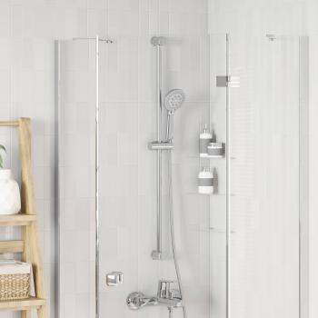 ARDEBO.de - Duschkopfhalter Chrom 100 cm Edelstahl