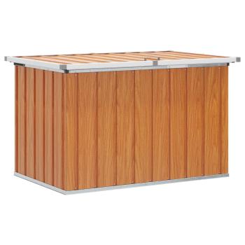 Außenlagerbox Holz 109 x 67 x 65 cm Verzinkter Stahl