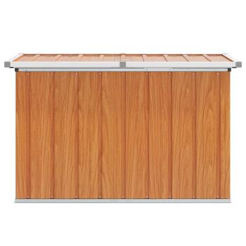 Außenlagerbox Holz 109 x 67 x 65 cm Verzinkter Stahl