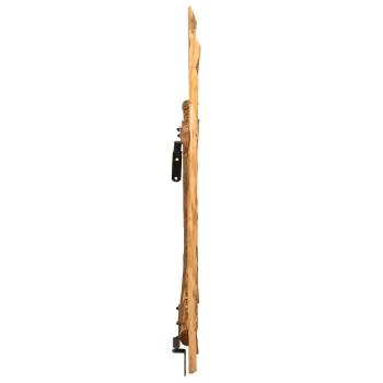 Bogenzauntor 100 x 120 cm Imprägniertes Haselholz Braun