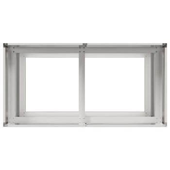 Pflanzkübel 80x40x80 cm Edelstahl