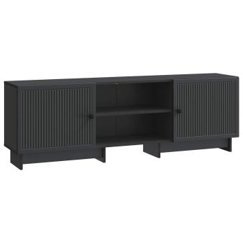 TV-Schränk 150 x 31 x 50 cm Schwarz Holzwerkstoff