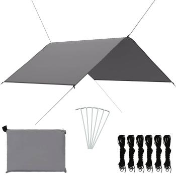 ARDEBO.de - Outdoor-Tarp 3x2,85 m Grau