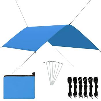 ARDEBO.de - Outdoor-Tarp 3x2 m Blau