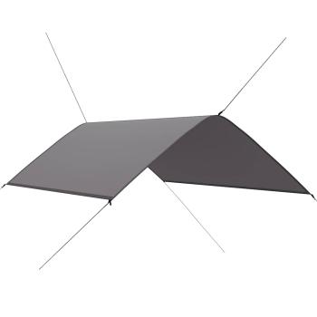 Outdoor-Tarp 3x2 m Grau