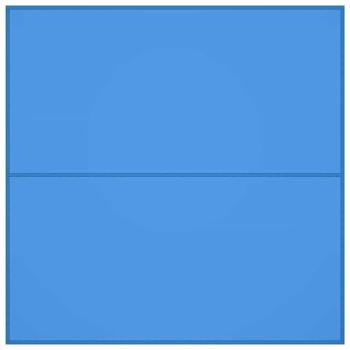 Outdoor-Tarp 4x4 m Blau