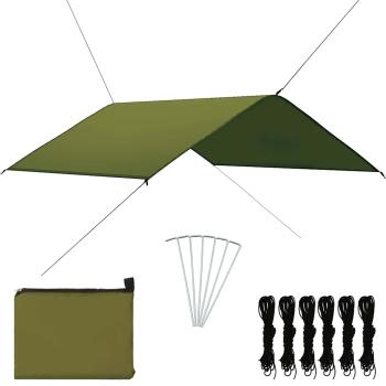 ARDEBO.de - Outdoor-Tarp 4x4 m Grün