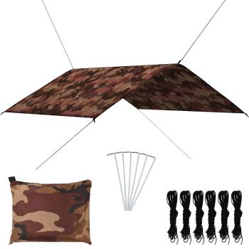 ARDEBO.de - Outdoor-Tarp 4x4 m Camouflage