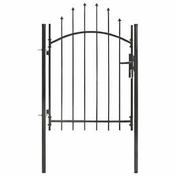 ARDEBO.de - Gartentor Woerden Stahl 1x1,25 m Schwarz