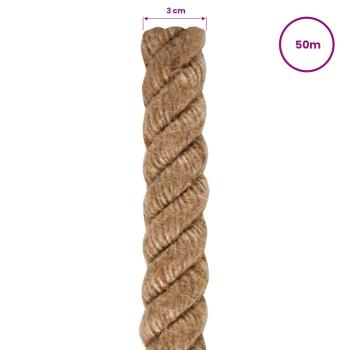 Seil 100% Jute 30 mm 50 m