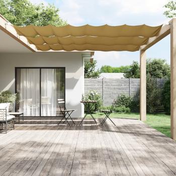 ARDEBO.de - Senkrechtmarkise Beige 60x1200 cm Oxford-Gewebe