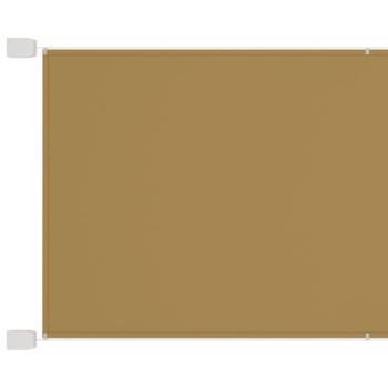 Senkrechtmarkise Beige 60x1200 cm Oxford-Gewebe