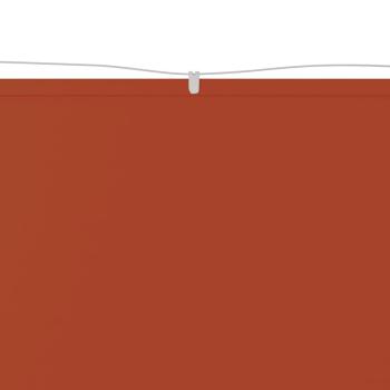 Senkrechtmarkise Terrakotta 140x600 cm Oxford-Gewebe