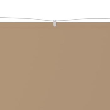 Senkrechtmarkise Taupe 140x600 cm Oxford-Gewebe